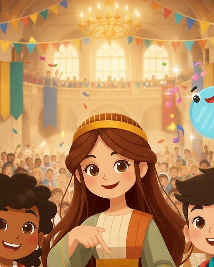 Personagens July, Lupita e Caio dos Pesquisadores da Bíblia anunciando o blog